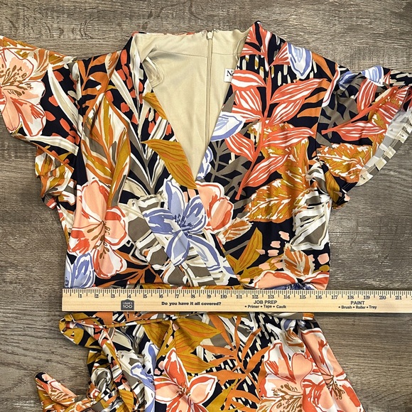 NorthStyle Faux Wrap Dress Size 14 - Picture 7 of 8